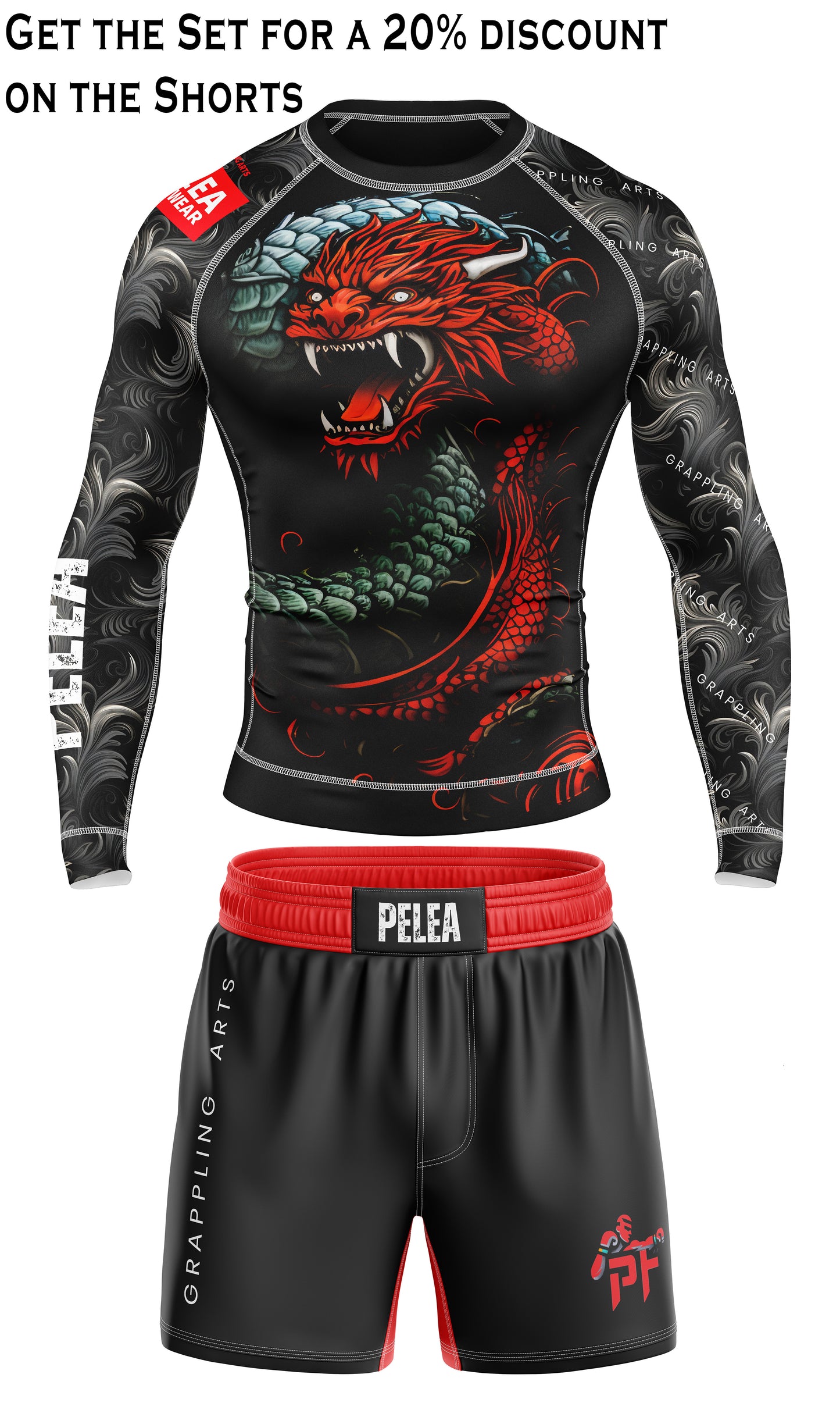 Embrace the Dragon: Dragonfire Grip Rash Guard