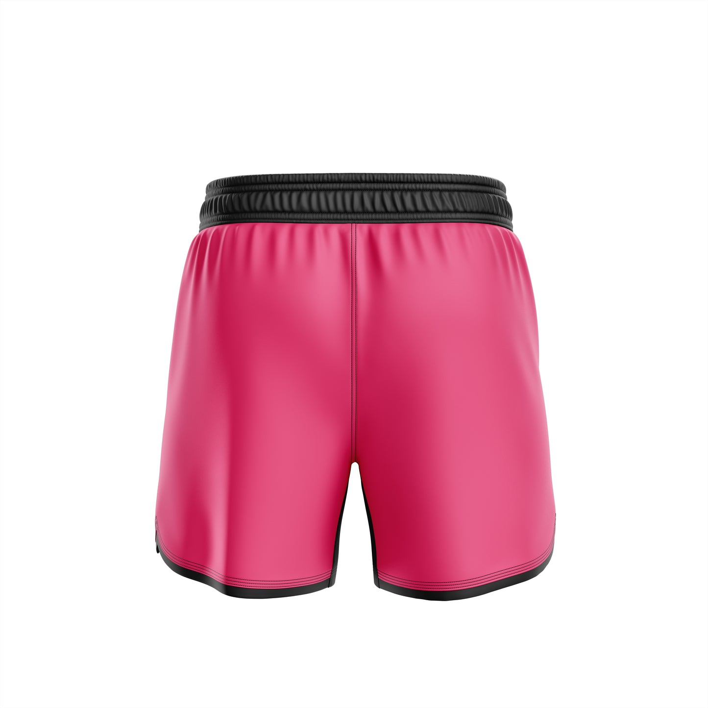 Pink and Black Pelea High Cut Shorts