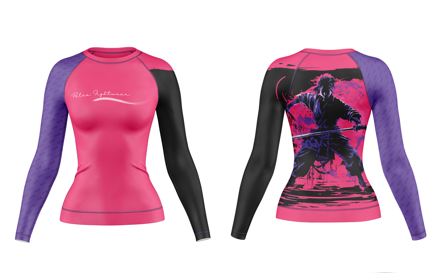 Shadow Ronin: Bushido Quest - Stealth? In Bright Pink? Embrace the contradiction with this eye-catching rash guard. Because real ninjas wear pink.