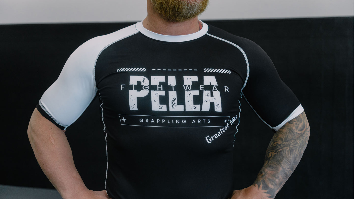 Grappling World Tour Rash Guard: Rock Your Roll Rash Guard, Global Grappling Sports Tribute.