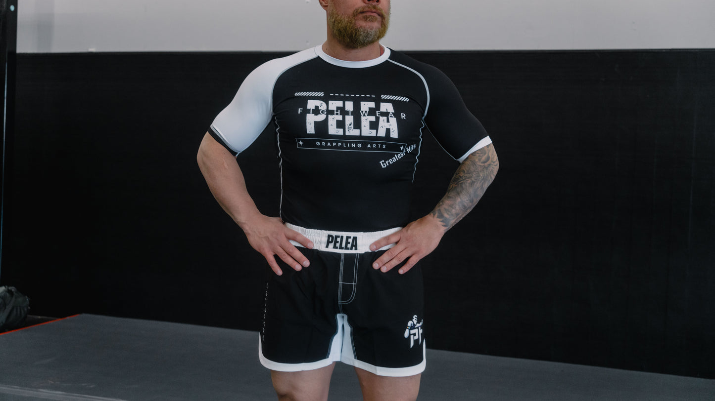 Grappling World Tour Rash Guard: Rock Your Roll Rash Guard, Global Grappling Sports Tribute.