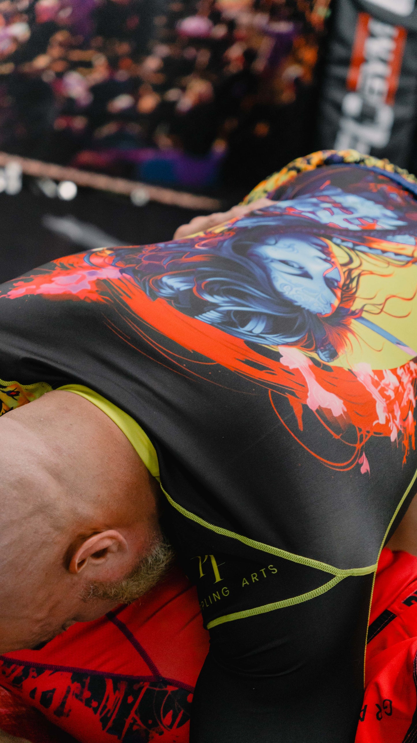 Geisha's Garden Rash Guard: Balance the warrior's resolve and the Geisha's elegance.